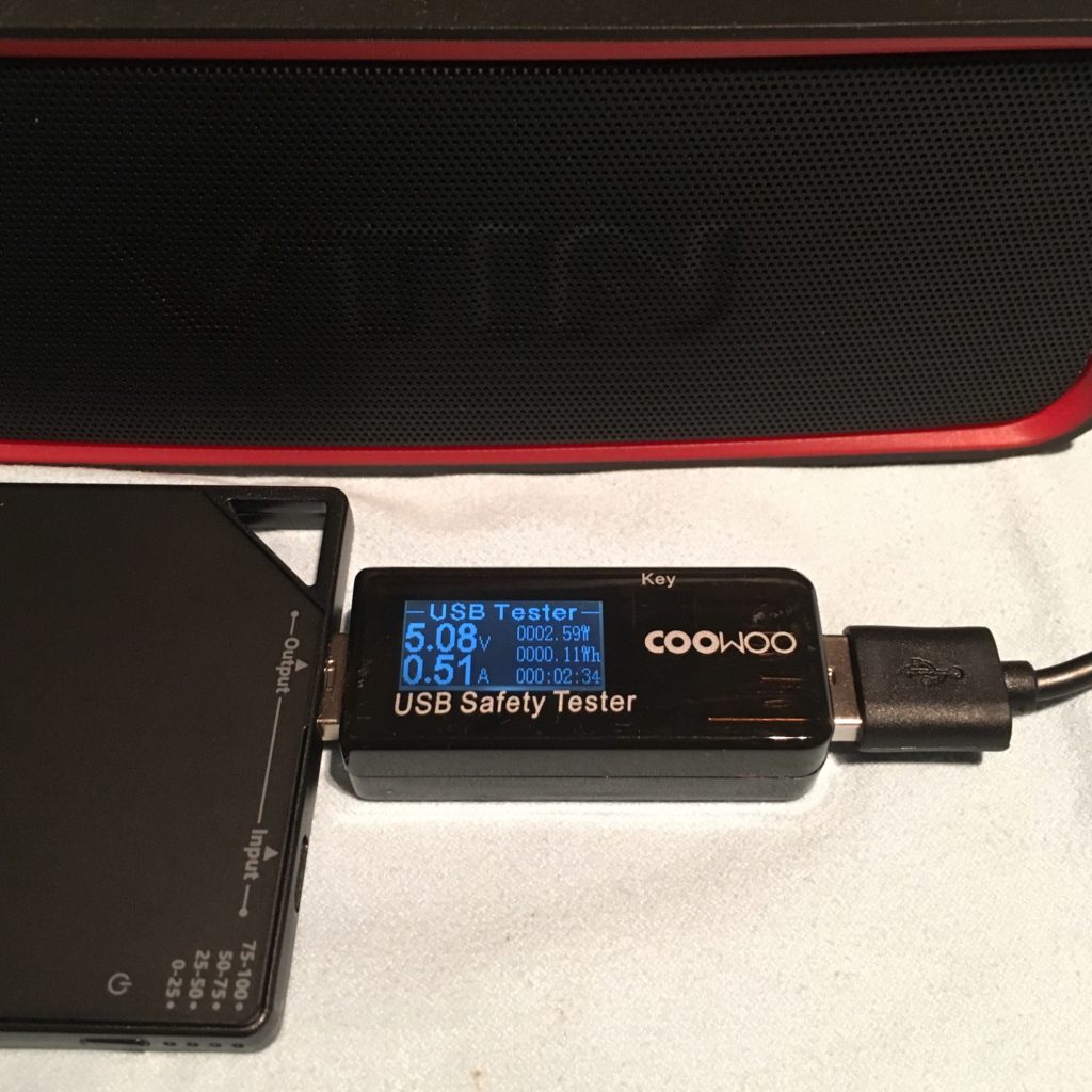 TNTOR WT-H330にポータブルスピーカーを接続