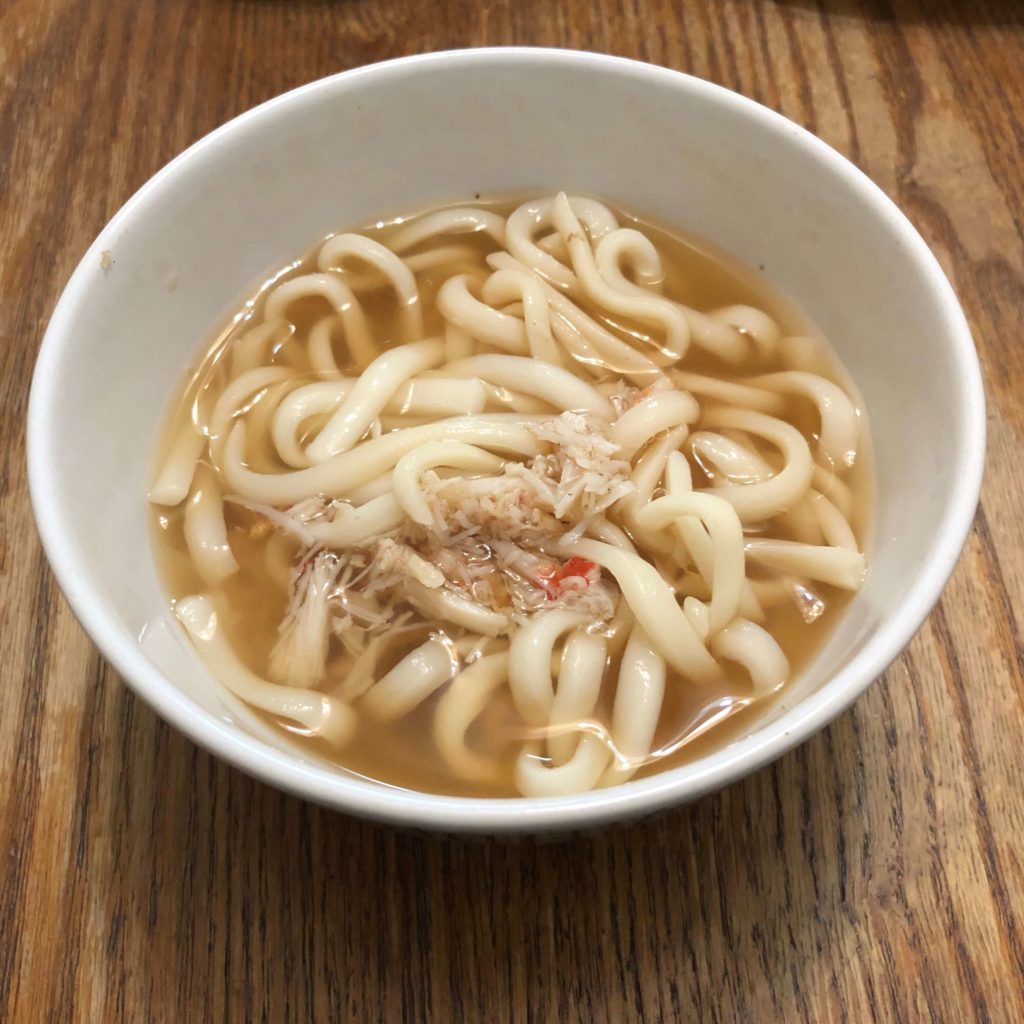 蟹出汁うどん