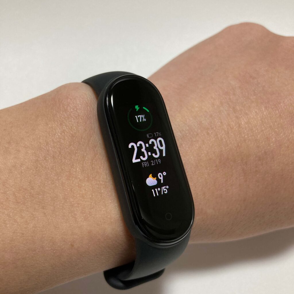 Mi Band 5のバッテリー性能