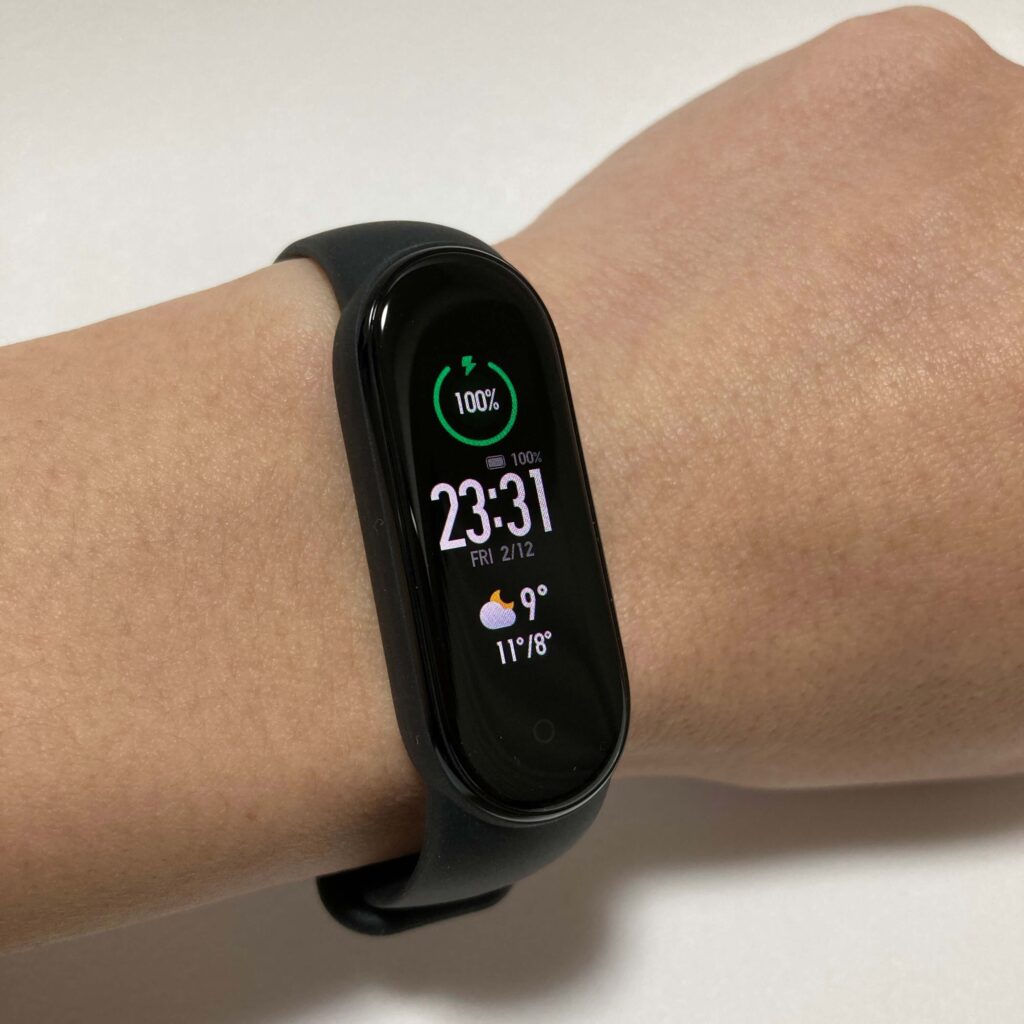 Mi Band 5のバッテリー性能