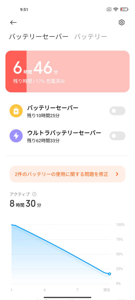 Mi 11の充電時間