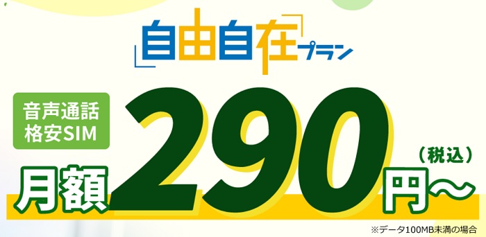 自由自在290プラン