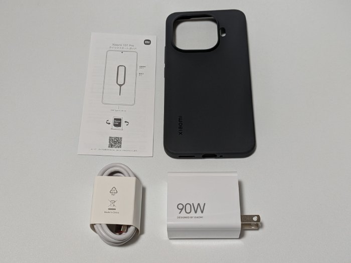 Xiaomi 15T Proの付属品