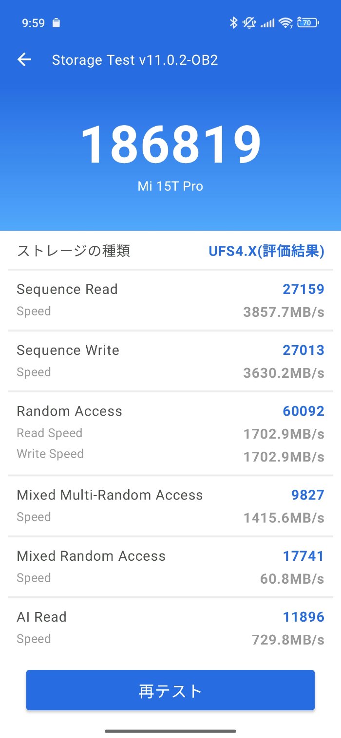 Xiaomi 15T Proのパフォーマンスモード
