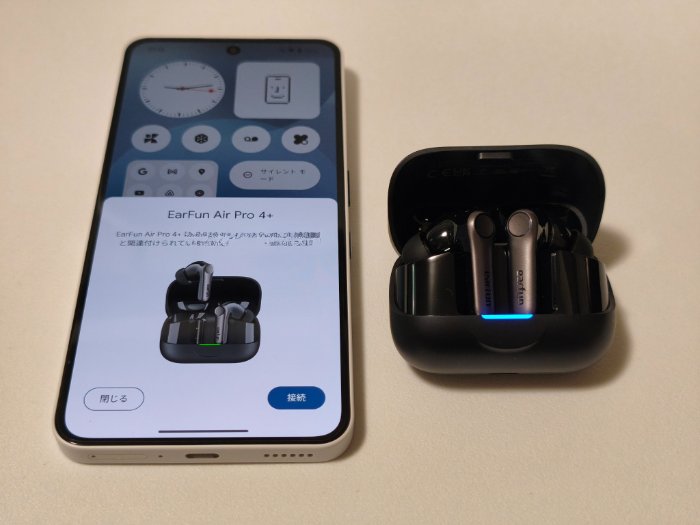 EarFun Air Pro 4+はGoogle Fast Pair対応
