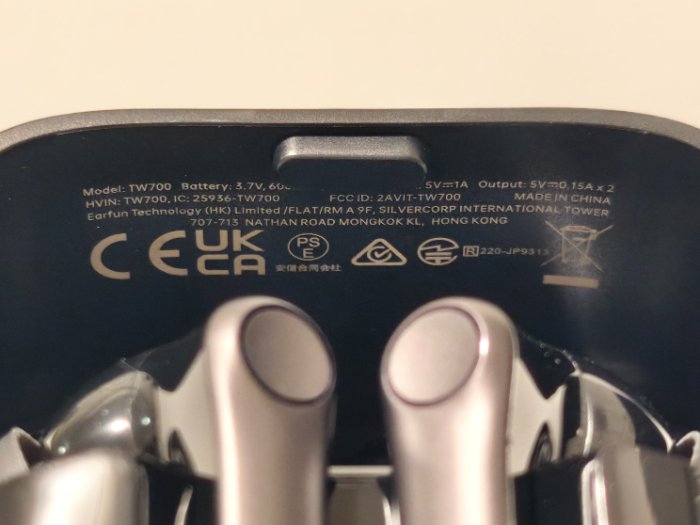 EarFun Air Pro 4+のデザイン