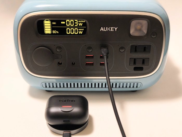 EarFun Air Pro 4+のワイヤレス充電