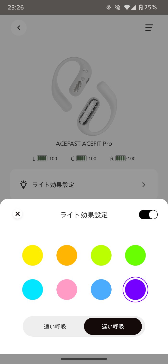 ACEFAST ACEFIT Proの専用アプリ
