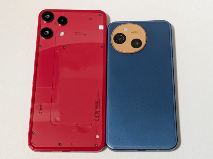 Nothing Phone (3a) LiteとAQUOS sense10の動作性能を比較