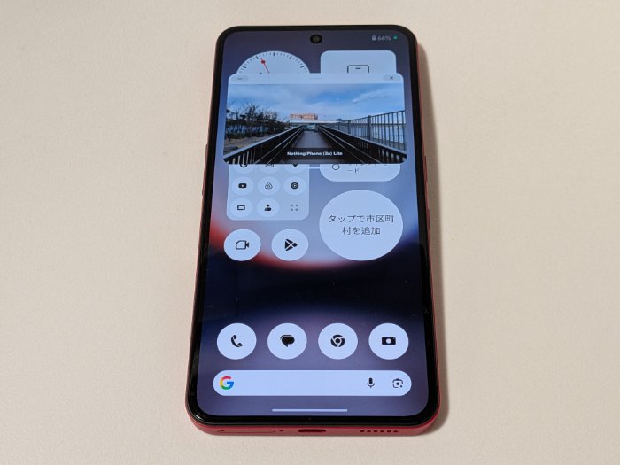 Nothing Phone (3a) LIteのフローティングウィンドウ
