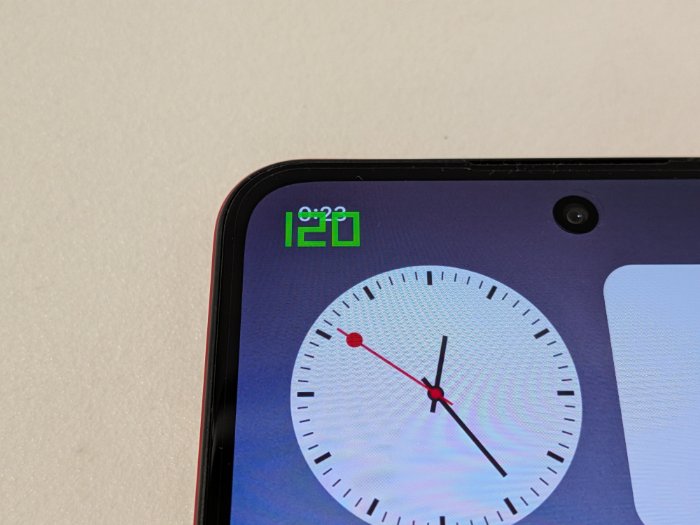 Nothing Phone (3a) Liteのディスプレイは120Hz対応