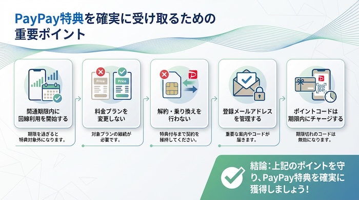 まとめ|PayPay特典を確実にもらうコツ