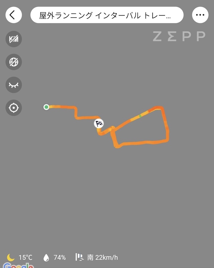 Amazfit Active 3 PremiumのGPS精度