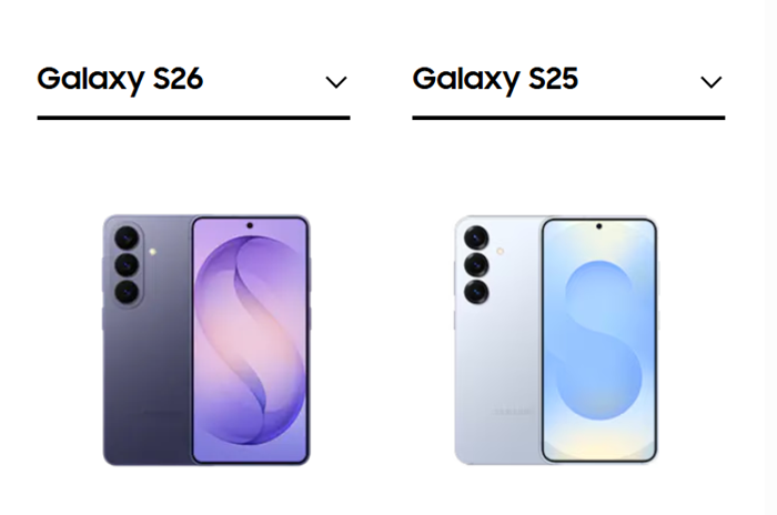Galaxy S26とGalaxy S25
