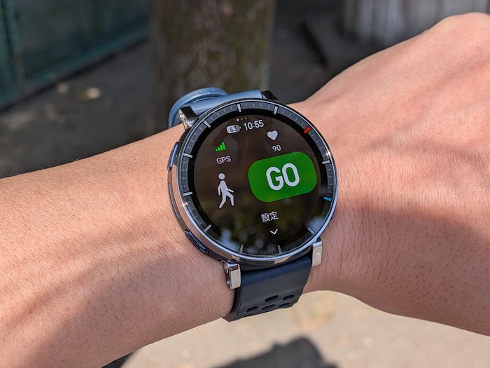 Amazfit Active 3 Premiumを実際に屋外ランニングで屋外ランニングしてみた