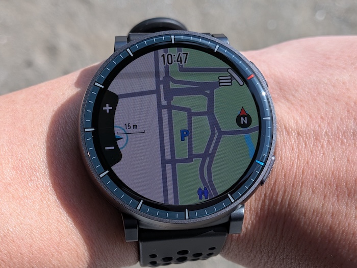 Amazfit Active Maxのオフラインマップ