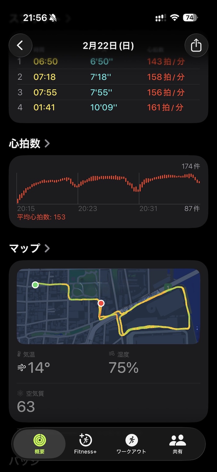 Amazfit Active MAXのGPS精度とワークアウト計測