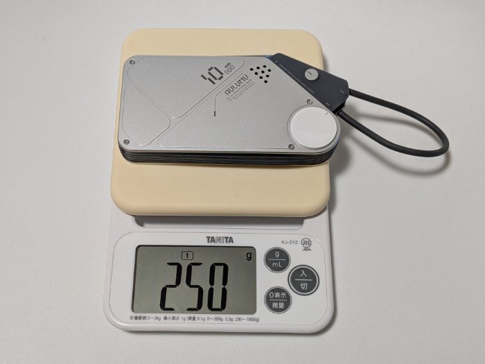 AULUMU M10の重さ