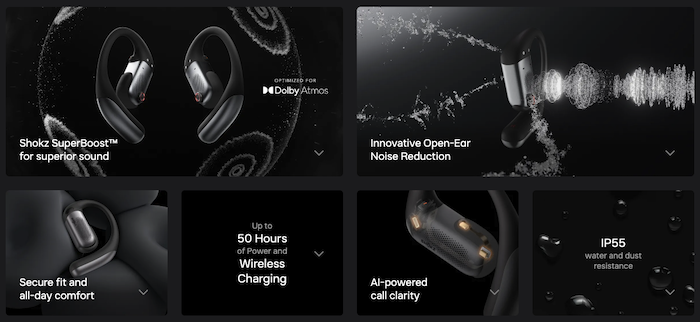 Shokz OpenFit Proのスペック