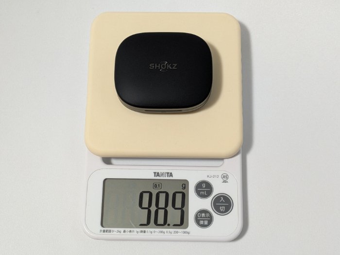 Shokz OpenFit ProとFit 2+のサイズを比較