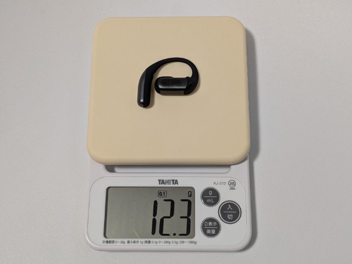 Shokz OpenFit Proの重さ