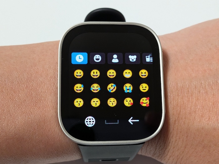 Amazfit Bip Maxのクイック返信