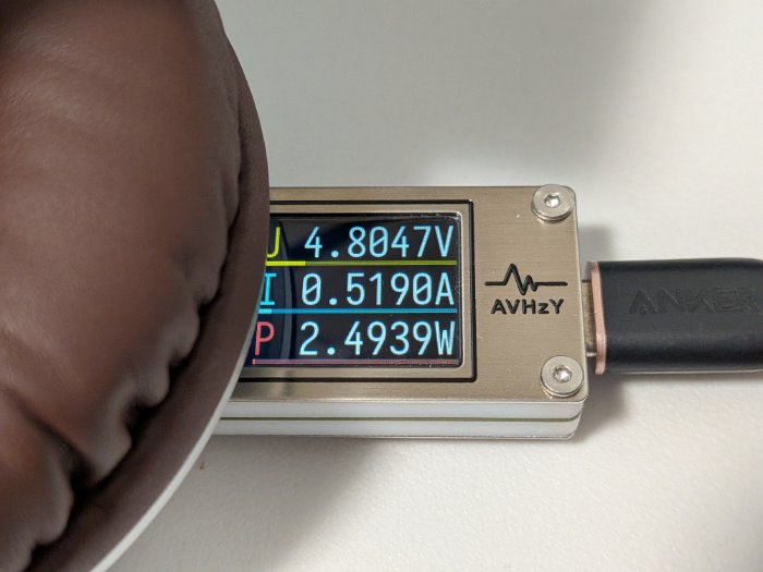 OneOdio Fusion A70 Gen 2の充電速度