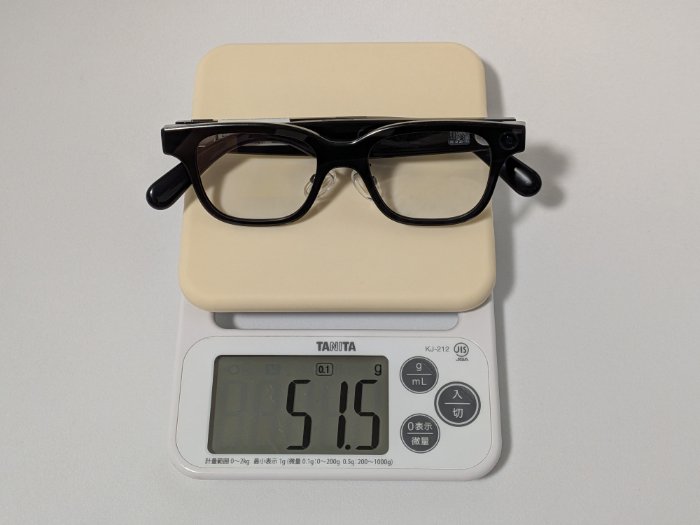 Rokid スマートAIグラスの重さ