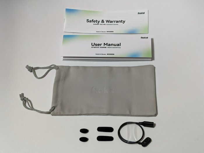 Rokid Ai Glasses Styleの付属品