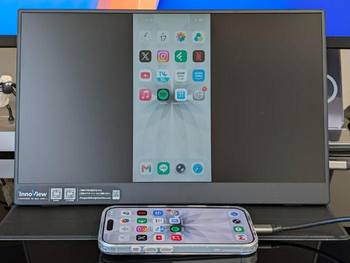 iPhone Airは映像出力できない