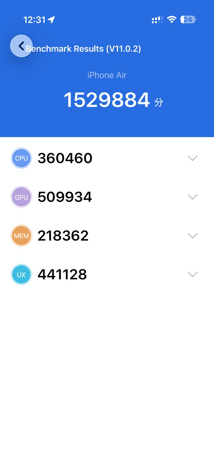 iPhone Airの発熱